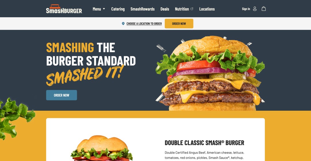 Smashburger Screenshot